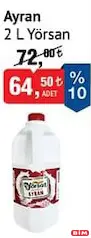 YÖRSAN AYRAN 2 L fiyat ve kampanya bilgisi